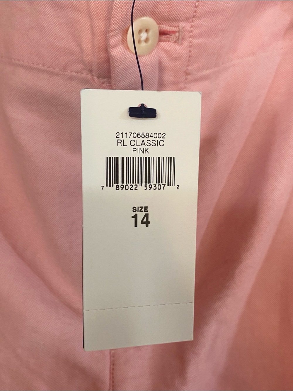 Polo Ralph Lauren Pink Cotton Chino Shorts NWT - Picture 3 of 7